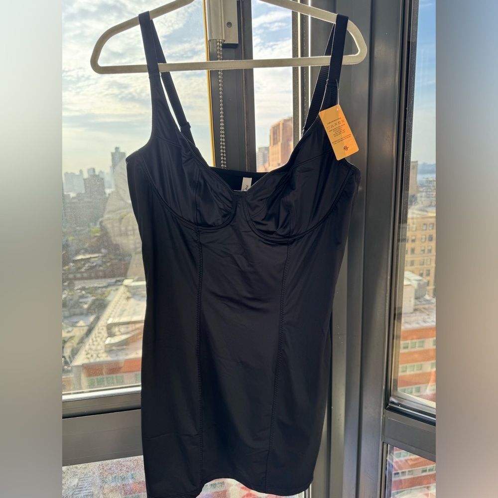 Popilush The Shapewear Dress Corset Style Satin Bodycon